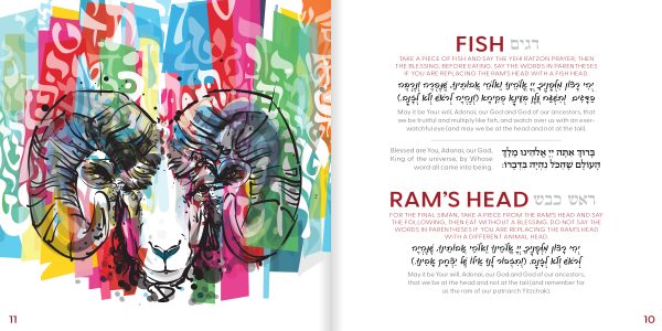 Rosh HaShanah Seder Simanim Booklet (Set of 5) - Spanish Moroccan - Image 4